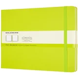 Notitieboek Moleskine XL 190x250mm blanco hard cover lemon green