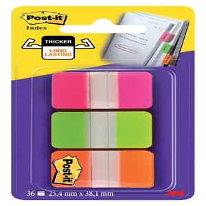 Indextabs Post-it 686GOT 25.4x38mm strong roze en