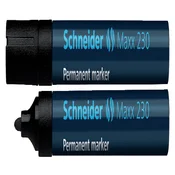 Permanent marker Schneider Maxx 230 rond 1-3mm zwa