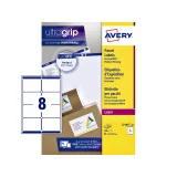 Etiket Avery L7165-40 99.1x67.7mm wit 320 stuks