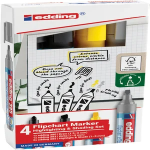 Viltstift edding 385 flipover incl 380 - 383 asso