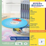 Etiket Avery L6043-100 CD wit 200 stuks