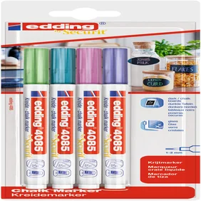 Krijtstift edding 4085 by Securit rond 1-2mm mtl a