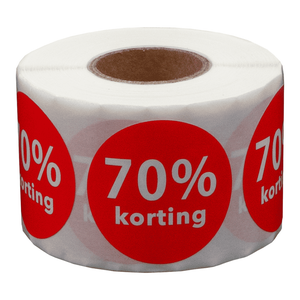 70 korting
