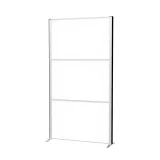 Scheidingswand MAUL akoestiek 100x180 whiteboard alum.frame op voet