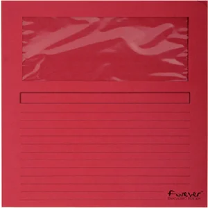 Venstermap Exacompta Forever L-model 120gr rood 10