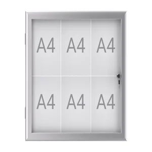 Buiten- binnenvitrine wand MAULexcite whiteboard 6