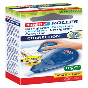 Correctietape tesa® ecoLogo® rechts & linkshandig