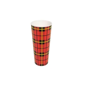 Beker IEZZY 180ml herbruikbaar Scotty 20 stuks roo