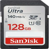 Geheugenkaart Sandisk SDXC Ultra 128GB (140mb/s C10 UHS-I)