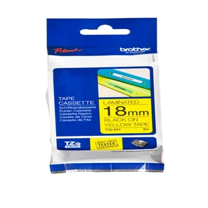 Labeltape Brother P-touch TZe-641 standaard 18mm z