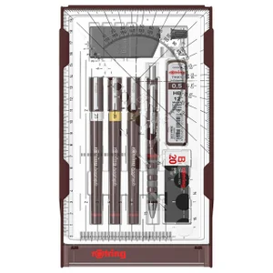 Tekenset rOtring Isograph college 0.25mm, 0.35mm e