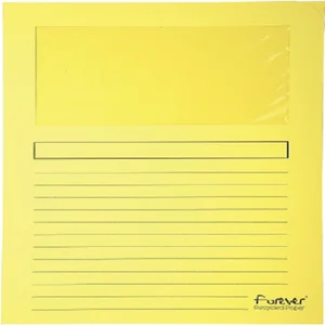 Venstermap Exacompta Forever L-model 120gr geel 10