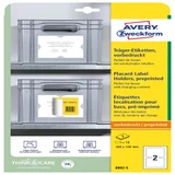 Positioneeretiket Avery 8002 160x120mm bedrukt 10 stuks