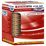 Plakband tesafilm® 10mx15mm transparant 10 rollen,