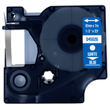 DULA - Dymo D1 45026 Wit op blauw 12mm x 7m