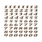 Etiket HERMA 4193 8mm getallen 0-9 goudfolie 64 stuks