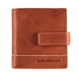 Kaarthouder Maverick Rough Gear super compact RFID leer cognac