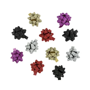 Rozetten Haza 50mm glitter assorti