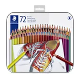 Kleurpotlood Staedtler 175 6kantig assorti blik à 72 kleuren