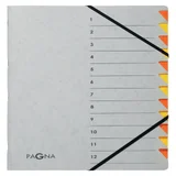 Sorteermap Pagna Easy A4 12 tabs oranje/geel