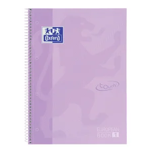 Notitieboek Oxford Touch Europeanbook A4+ 4-gaats