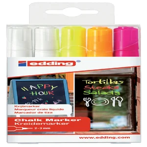 Krijtstift edding 4095 rond 2-3mm assorti blister