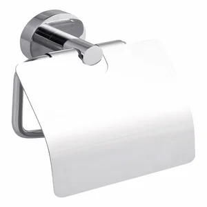 Toiletrolhouder met deksel tesa® Smooz hoogglans v