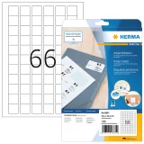 Etiket HERMA 8831 25.4x25.4mm mat wit 1650 stuks