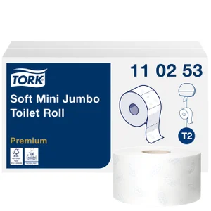 Toiletpapier Tork T2 Premium jumbo klein 2-laags 1