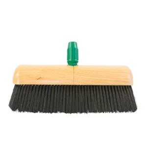 Zaalbezem Cleaninq gemengd haar met steelhouder 40