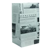 Verpakkingszak IEZZY (wijn)flessen 10x8x41cm papier Le Journal 50st