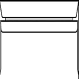 Envelop IEZZY C5/6 114x229mm venster rechts zelfklevend wit 500 stuks