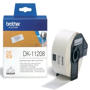 Etiket Brother DK-11208 adressering groot 38x90mm