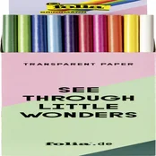Transparant papier Folia 70x100cm 42gr assorti kle