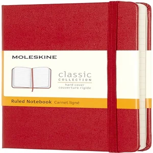 Notitieboek Moleskine pocket 90x140mm lijn hard co