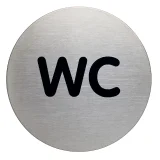 Infobord pictogram Durable 4907 wc rond 83mm