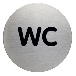 Infobord pictogram Durable 4907 wc rond 83mm