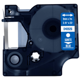 DULA - Dymo D1 40926 Wit op blauw 9mm x 7m