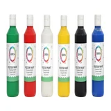 Plakkaatverf Qrea set à 6 standaard kleuren 250ml