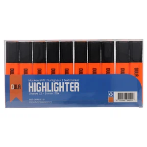 DULA Markeerstift oranje - 2-5 mm - Set van 10 stiften