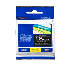 Labeltape Brother P-touch TZe-345 standaard 18mm w
