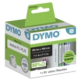 Dymo 99018/S0722470 Klein rugetiket - 38x190mm - 110 per rol - 1 rol