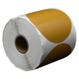 DULA Etiketten rond goud 80mm - 500 stickers op rol - Sluitzegel