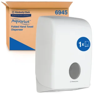 Handdoekdispenser Kimberly Clark Aquarius i-vouw w