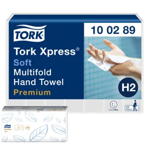 Handdoek Tork H2 Xpress Premium multifold 2-laags