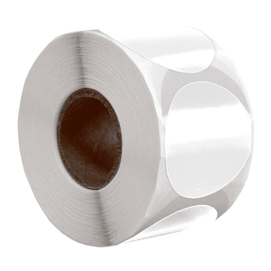 DULA Etiketten rond wit 35mm - 500 stickers op rol - Sluitzegel