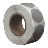 DULA Etiketten rond zilver 20mm - 500 stickers op rol - Sluitzegel