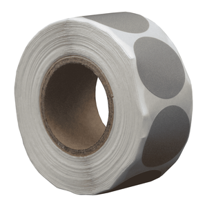 DULA Etiketten rond zilver 20mm - 500 stickers op rol - Sluitzegel