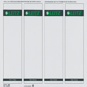 Rugetiket Leitz breed/kort 62x192mm zelfklevend wi